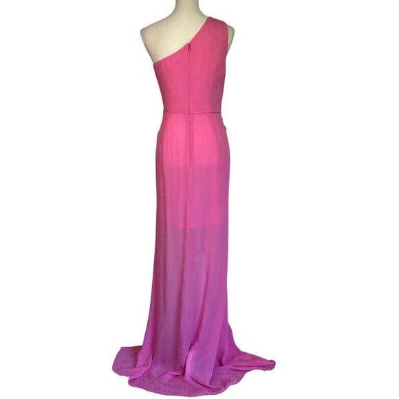 SAU LEE Helene Dress in Pink 6 New Womens Chiffon Maxi Gown - Picture 7 of 14